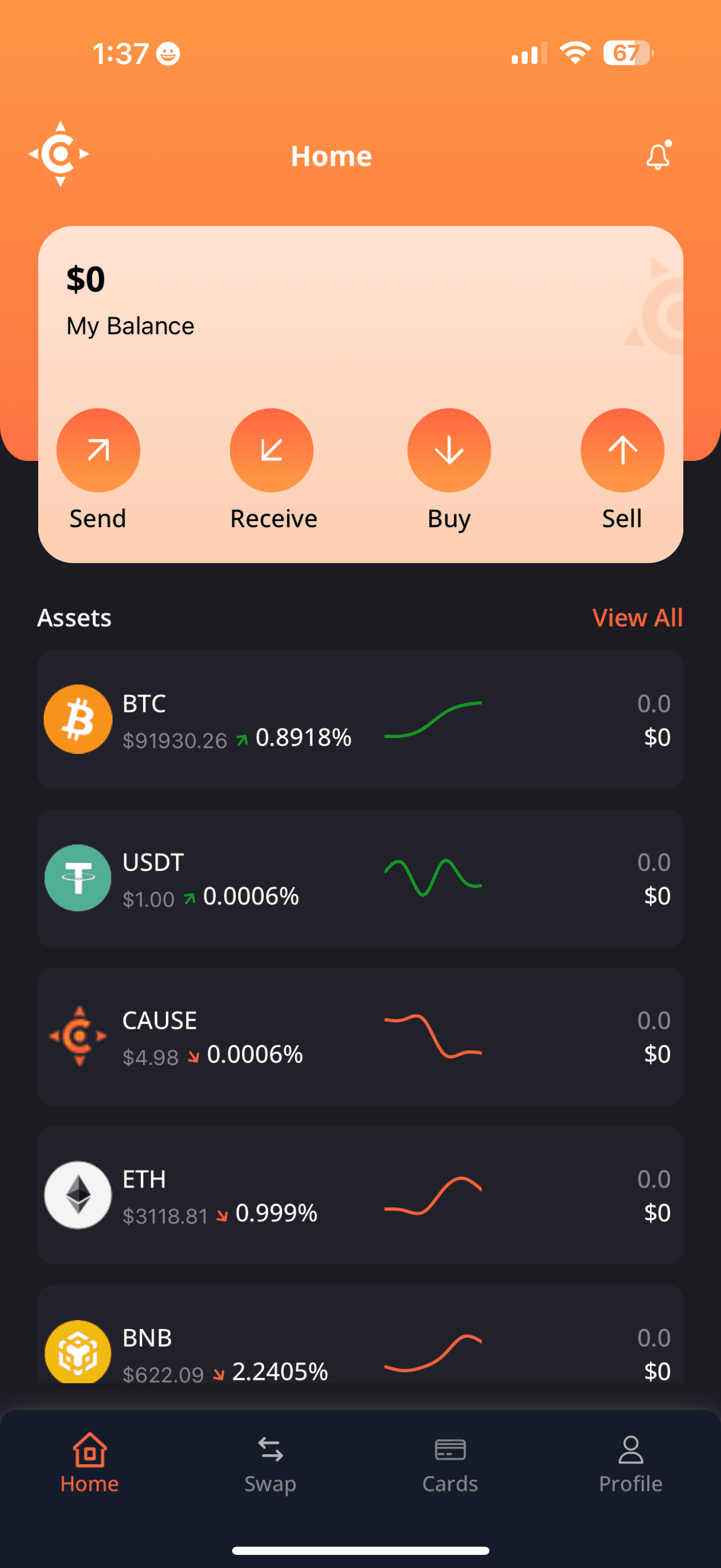 Cause Wallet App